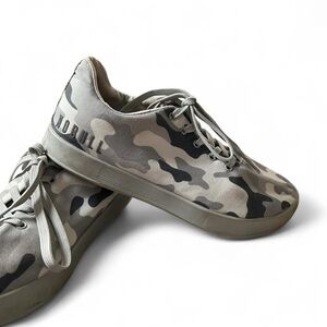 🔥 NoBull Camo Trainers – Gray (Men’s 8 / Women’s 9.5)